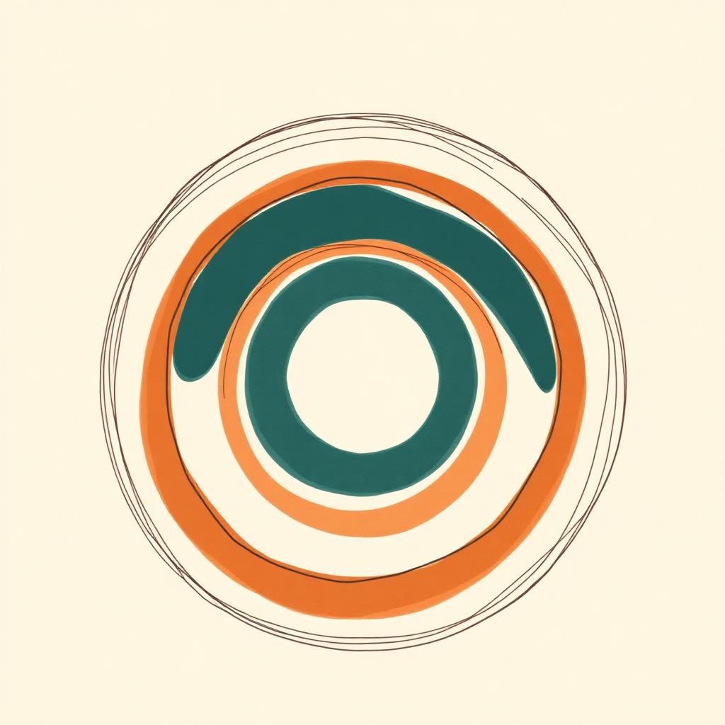 Concentric arcs suggesting patient rhythm